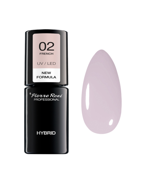 Lakier do paznokci hybrydowy 02 FRENCH