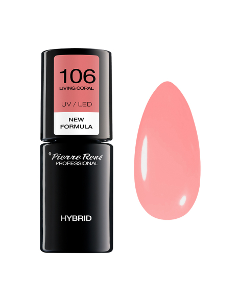 Lakier do paznokci hybrydowy 106 LIVING CORAL