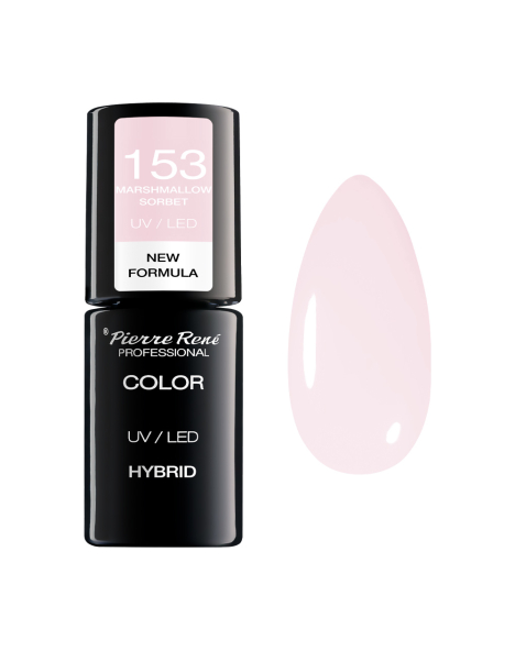 Lakier do paznokci hybrydowy 153 MARSHMALLOW SORBET