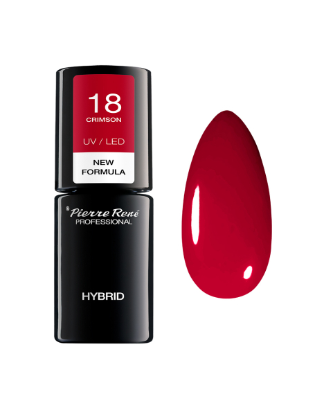 Lakier do paznokci hybrydowy 18 CRIMSON