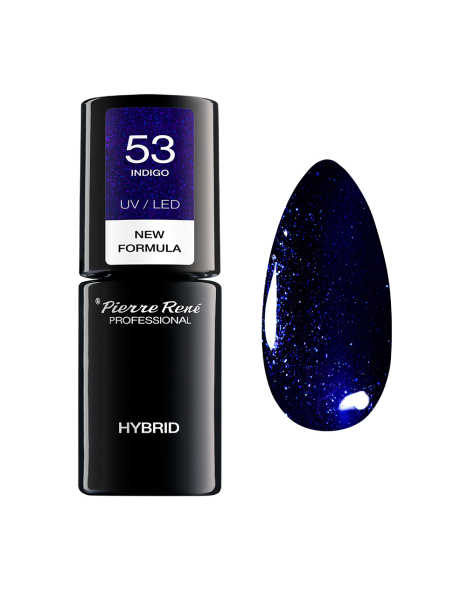Lakier do paznokci hybrydowy 53 INDIGO