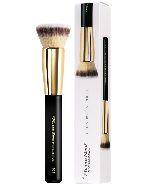 104 Pędzel Flat Top Do Podkładu i Pudru 