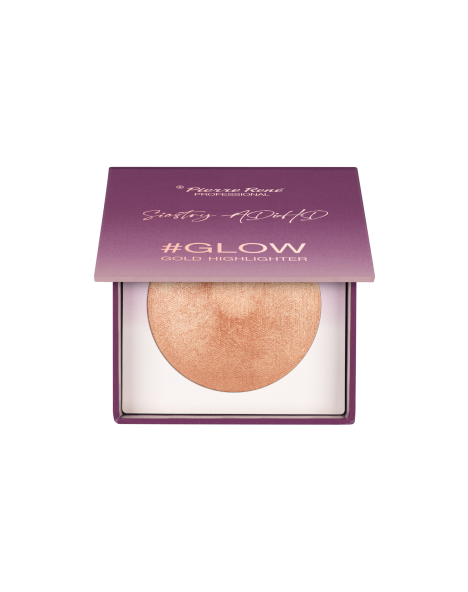 Rozświetlacz #GLOW Gold Highlighter by Siostry ADiHD