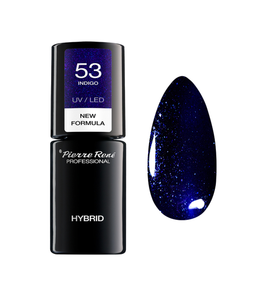 Lakier do paznokci hybrydowy 53 INDIGO