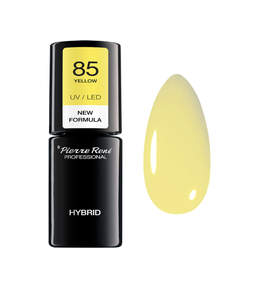 Lakier do paznokci hybrydowy 85 YELLOW