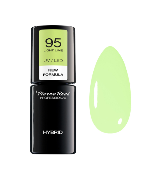 Lakier do paznokci hybrydowy 95 LIGHT LIME