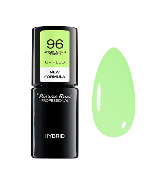Lakier do paznokci hybrydowy 96 UNMATCHED GREEN