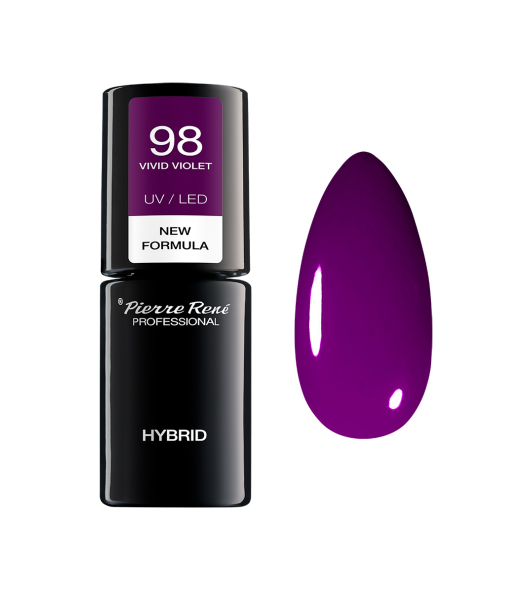 Lakier do paznokci hybrydowy 98 VIVID VIOLET