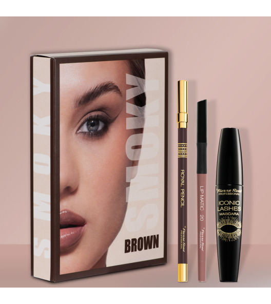 Uniwersalny zestaw do makijażu- Smoky Brown  2
