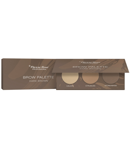 PALETKA CIENI DO BRWI - BROW PALETTE no. 02 DARK BROWN