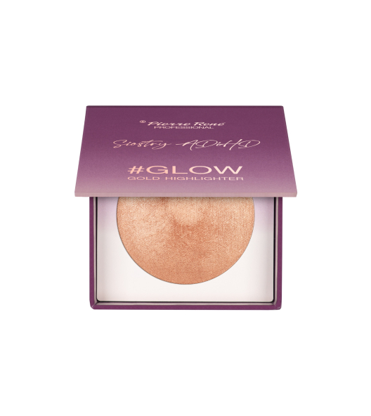 Rozświetlacz #GLOW Gold Highlighter by Siostry ADiHD