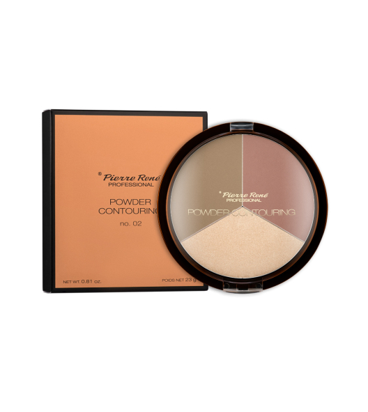 PUDROWA PALETKA DO KONTUROWANIA TWARZY POWDER CONTOURING nr 02
